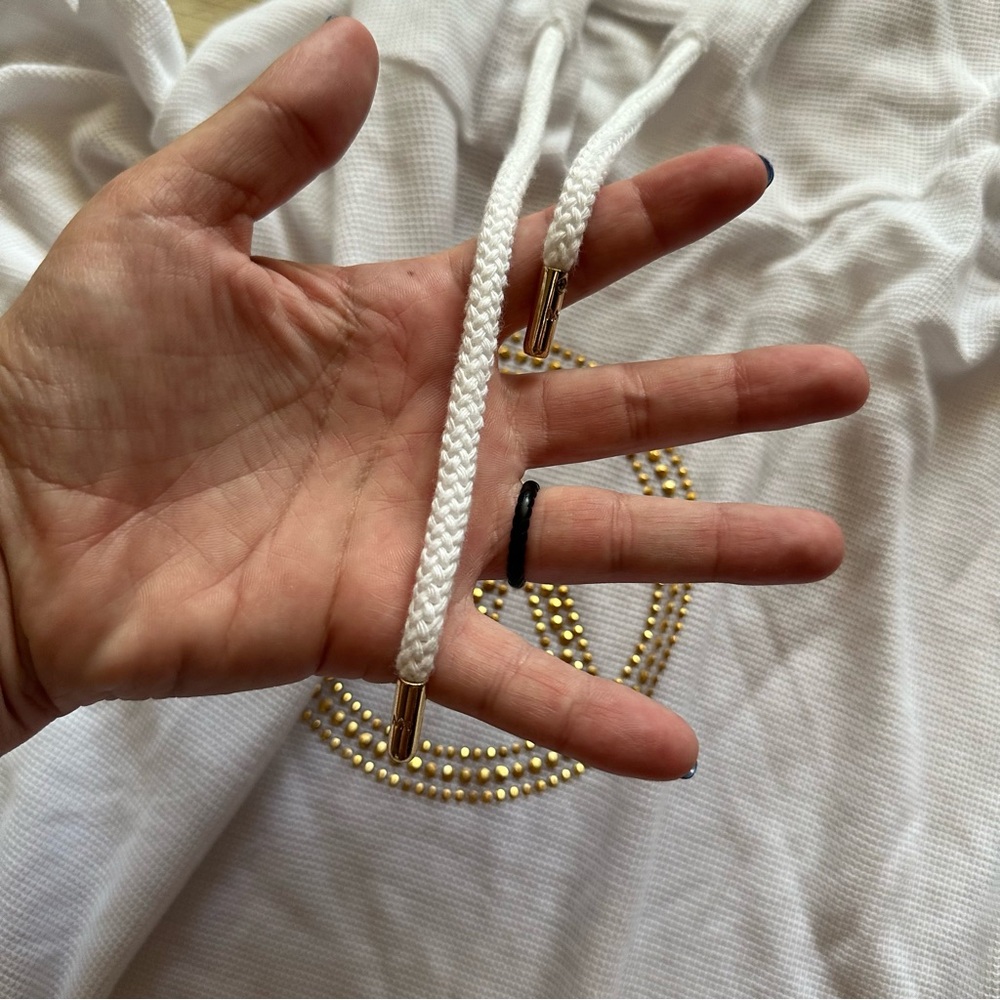 Michael Kors White Knit with Gold Accents - Picture 4 of 7